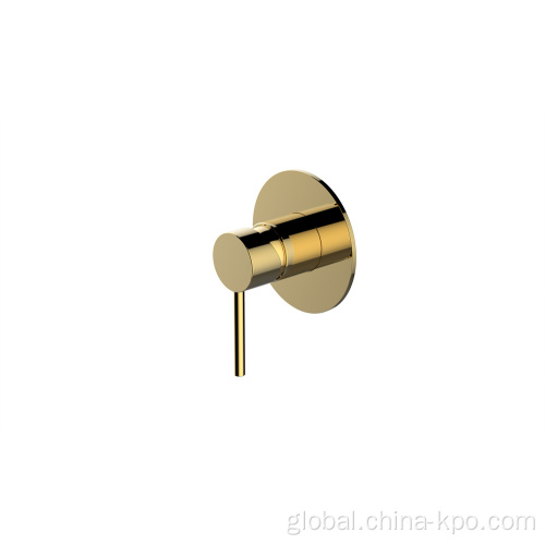 Bathroom Shower Mixers Body Brushedgold Concealed Shower Mixer Body with 1 Output Supplier
